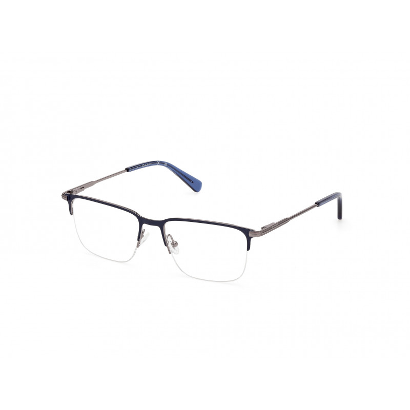 Eyeglasses Gant GA 50053 091 Matte Blue / Dark Ruthenium 53mm