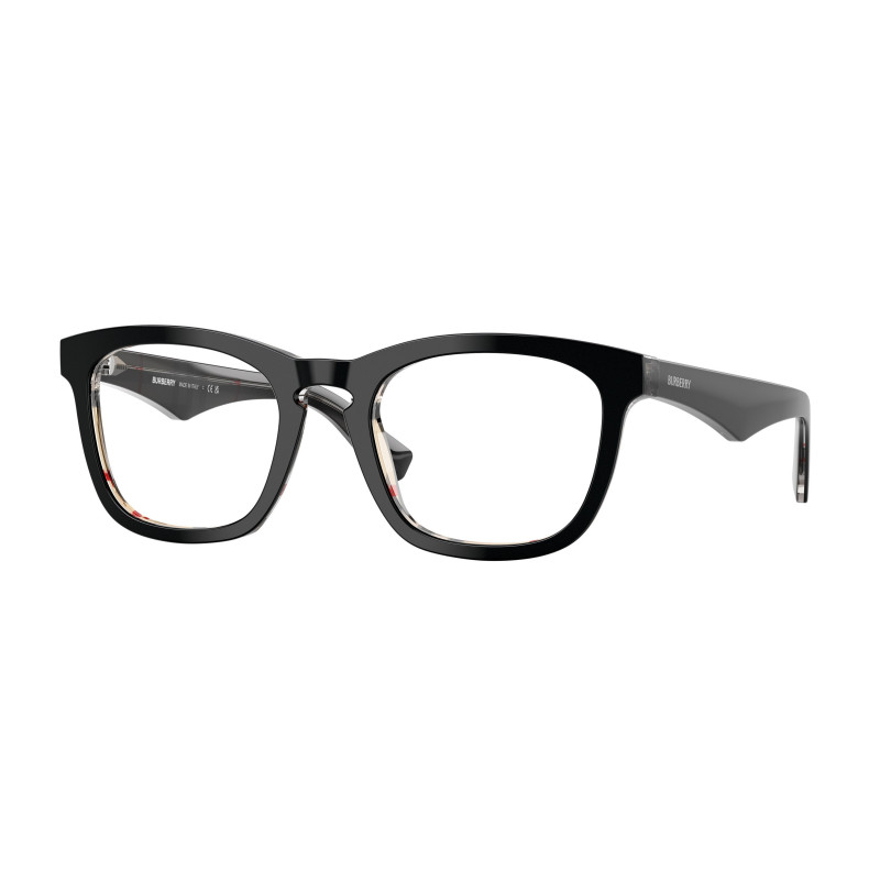 Eyeglasses Burberry BE 2417 4121 Top Black On Vintage Check / Demo Lens