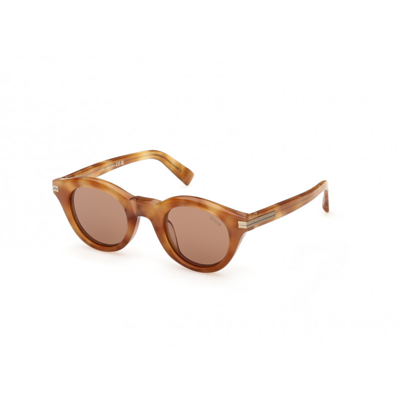 Sunglasses Zegna EZ 0302 53E Blonde Havana / 46mm