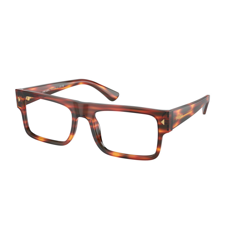 Eyeglasses Prada PR A 1 V 13O1O1 Havana/Red 55mm