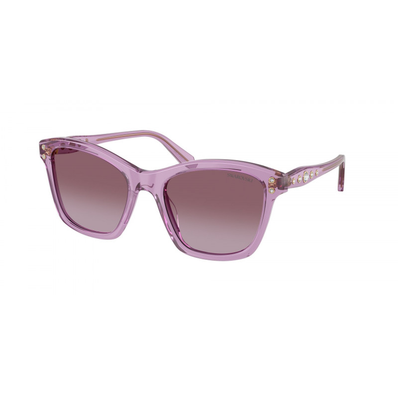 Sunglasses Swarovski SK 6063 F 10968H Transparent Amethyst / Violet Gradient Polyamide Standard 54mm