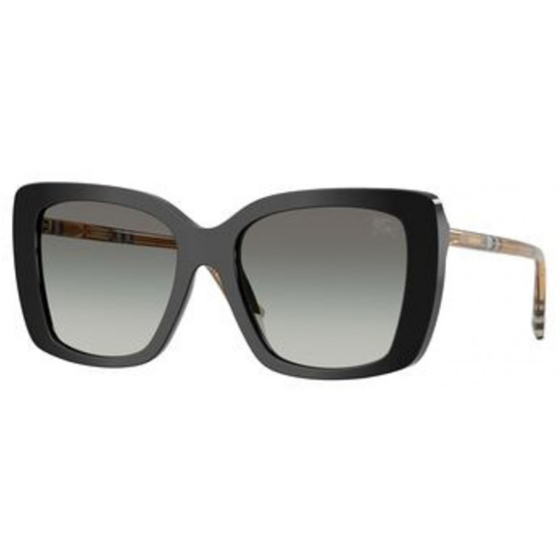 Sunglasses Burberry BE 4456 F 416111 Black / Grey Gradient Polyamide Standard 54mm