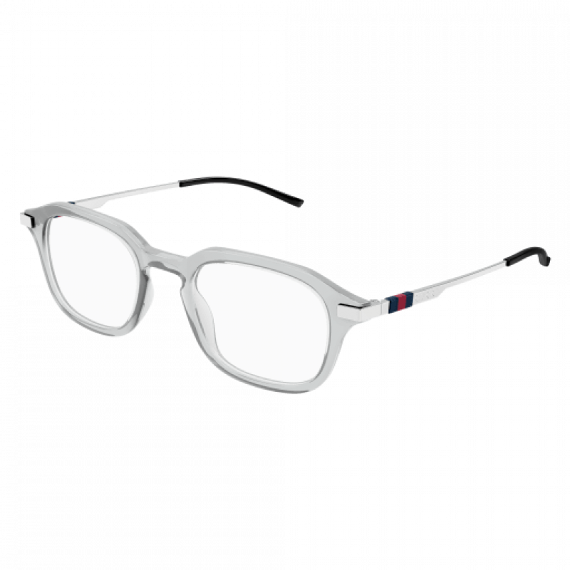 Eyeglasses Gucci GG 1891 O- 003 Grey / Transparent Silver 49mm