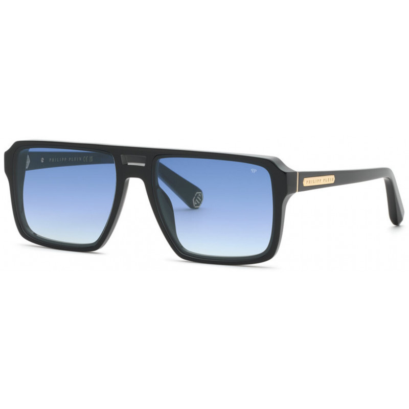 Sunglasses Philipp Plein SPP 211 0700 Black W Blue Grad. 60mm