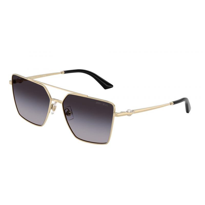 Sunglasses Jimmy Choo JC 4016 HB 30068G Pale Gold / Grey Gradient Polyamide Standard