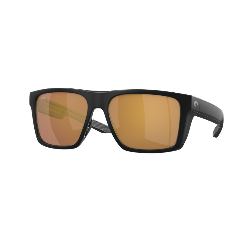 Sunglasses Costa Del Mar 06 S 9104 910414 Lido Matte Black Gold Mirror 5 57mm