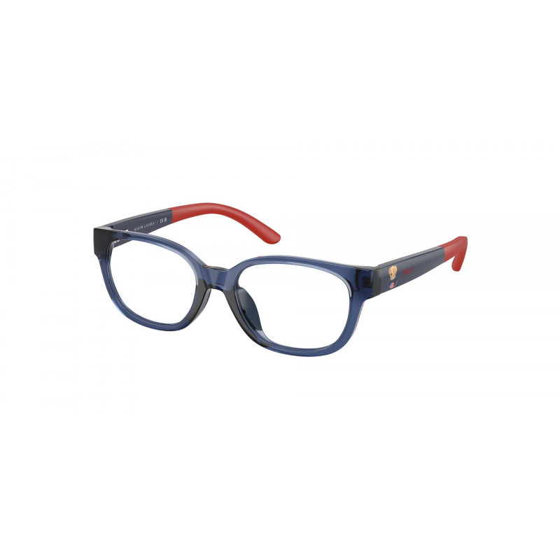 Eyeglasses Polo Prep PP 8551 U 5716 Shiny Transparent Navy Blue / Demo Lens 47mm