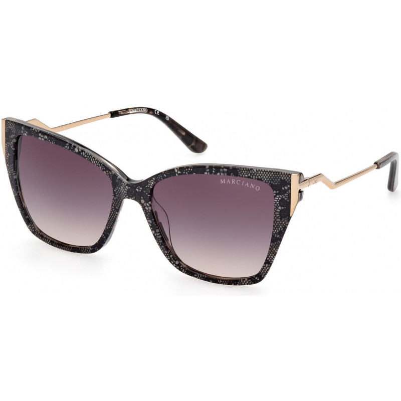 Sunglasses Guess By Marciano GM 0833 20B Grey/Havana / Shiny Pale Gold 55mm