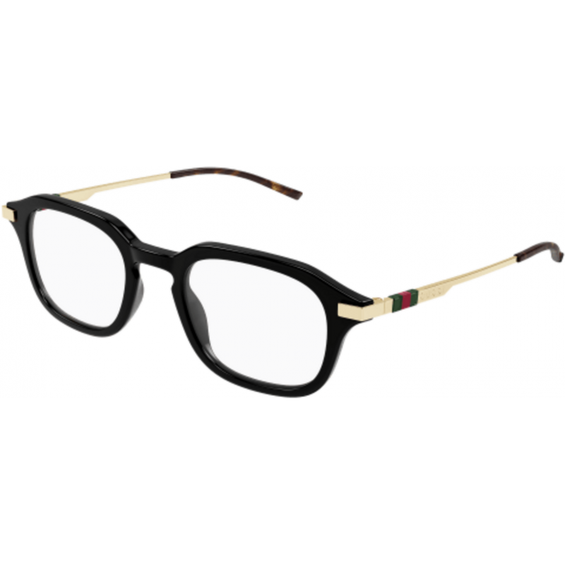 Eyeglasses Gucci GG 1891 O- 001 Black / Transparent Gold