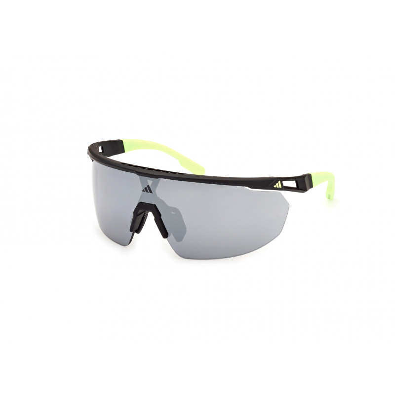 Sunglasses Adidas Sport SP 0095 02C Matte Black / Light Green