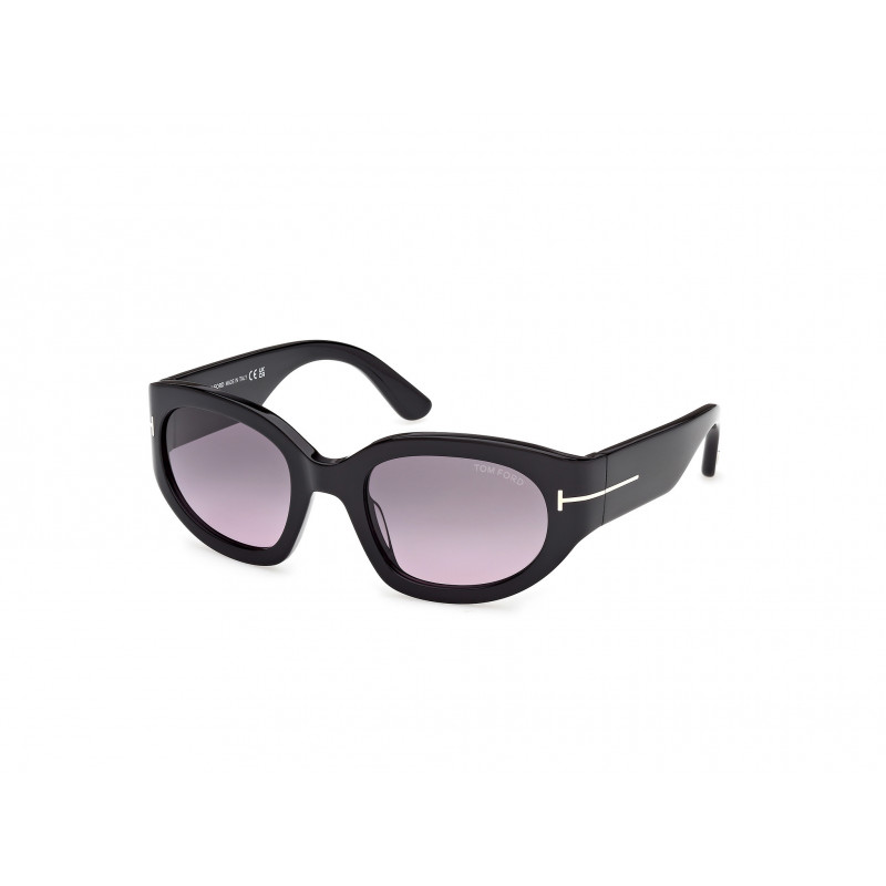 Sunglasses Tom Ford FT 1313 01B Shiny Black / 53mm