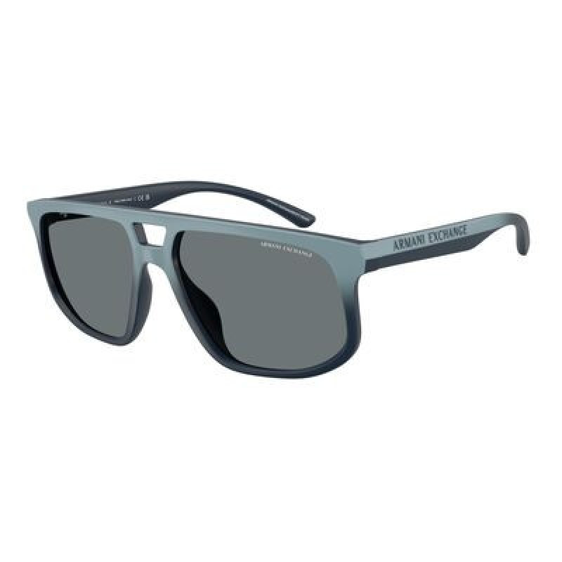 Sunglasses Armani Exchange AX 4161 SU 839080 Matte Blue Gradient / Dark Polyamide Standard 58mm
