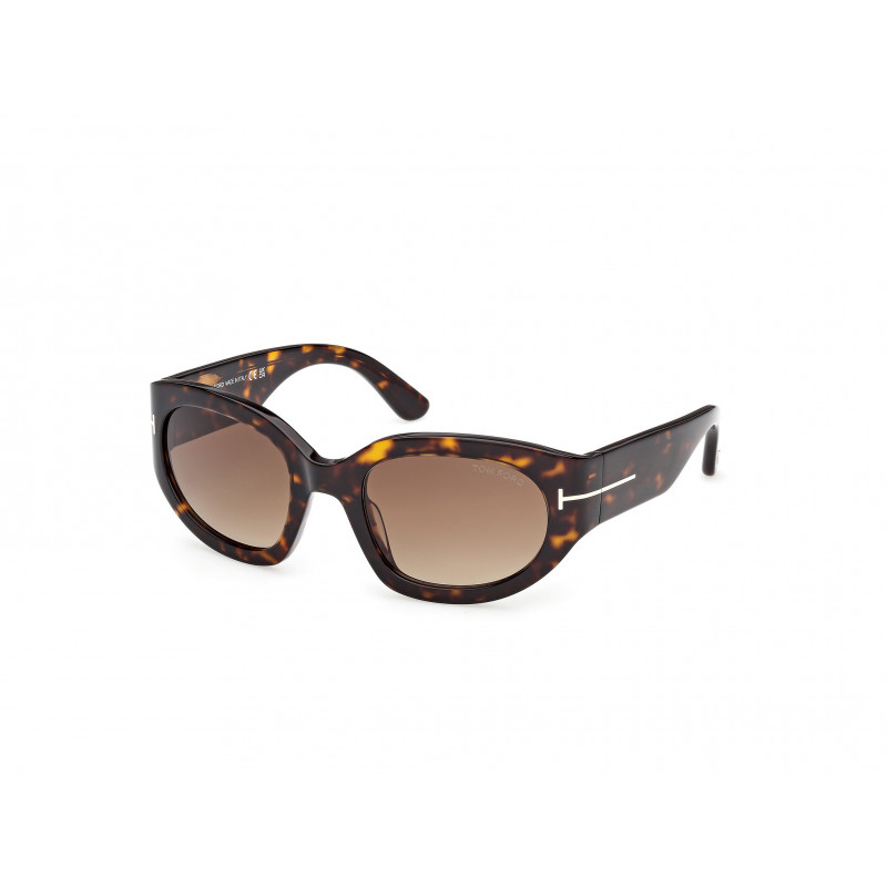 Sunglasses Tom Ford FT 1313 52F Dark Havana / 53mm