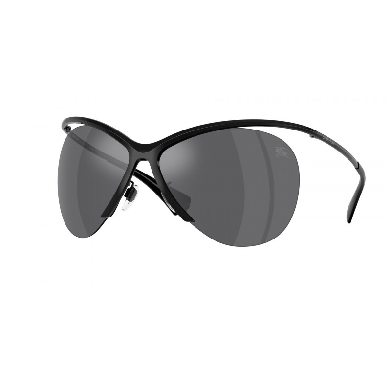 Sunglasses Burberry BE 3168 10016G Black / Grey Mirror Silver Polyamide Standard 37mm
