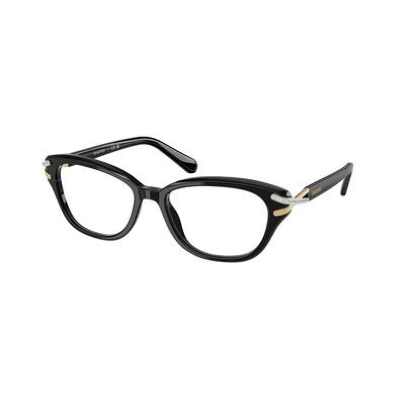 Eyeglasses Swarovski SK 2032 1001 Black Demo Lens 52mm