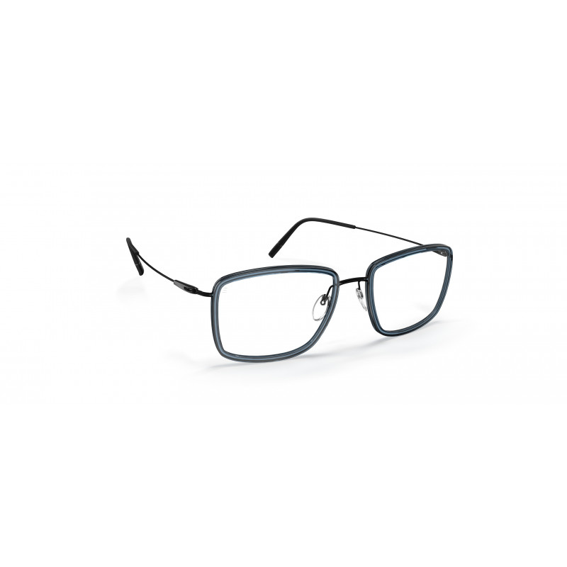 Eyeglasses Silhouette Dynamics Colorwave Contour 5580 9140 Black Denim 50mm
