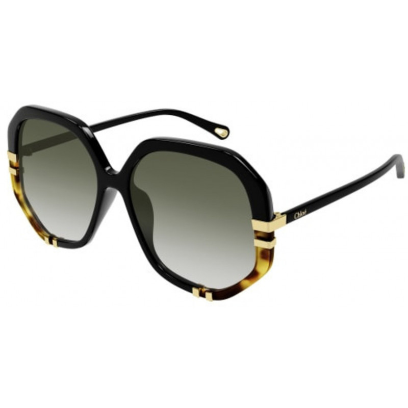 Sunglasses Chloé CH 0105 S- 002 Black / Green
