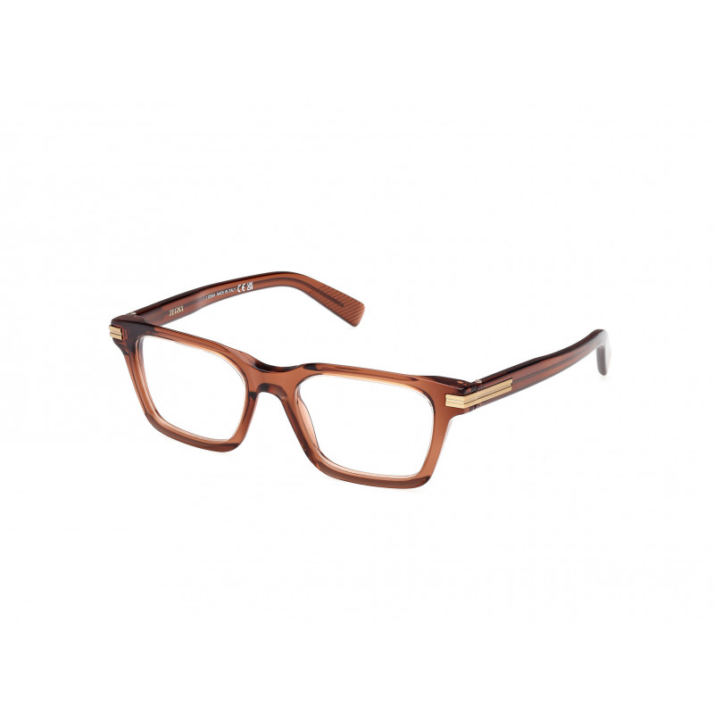 Eyeglasses Zegna EZ 5294 048 Shiny Dark Brown / 52mm