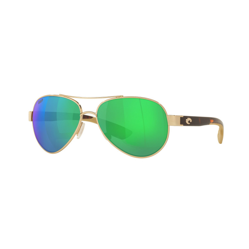 Sunglasses Costa Del Mar 06 S 4006 400611 Loreto 64 Rose Gold Green Mirr