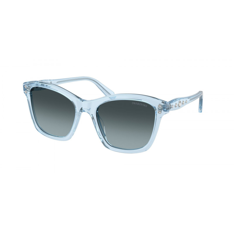 Sunglasses Swarovski SK 6063 1078V1 Transparent Light Blue / Gradient Polyamide Standard 54mm