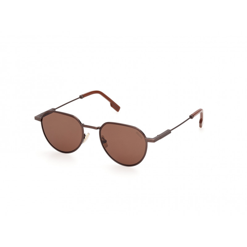 Sunglasses Zegna EZ 0297 37E Matte Antiqued Dark Bronze / 51mm