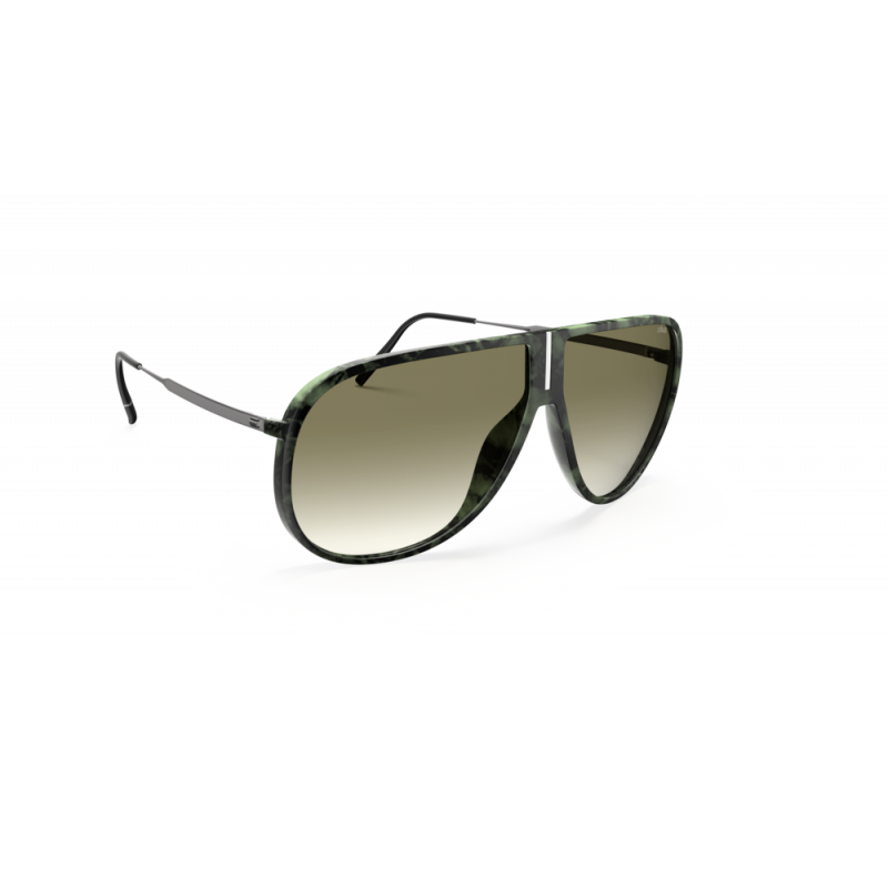 Sunglasses Silhouette Jet One 4095 9060 Green Marble 64mm