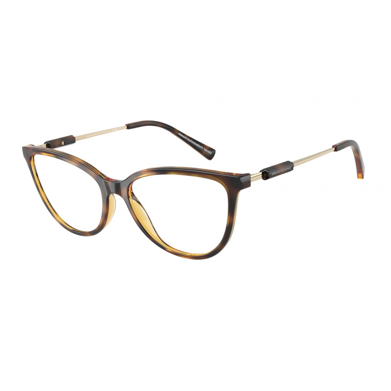 Eyeglasses Armani Exchange AX 3128 F 8213 Shiny Havana/Demo Lens 54mm