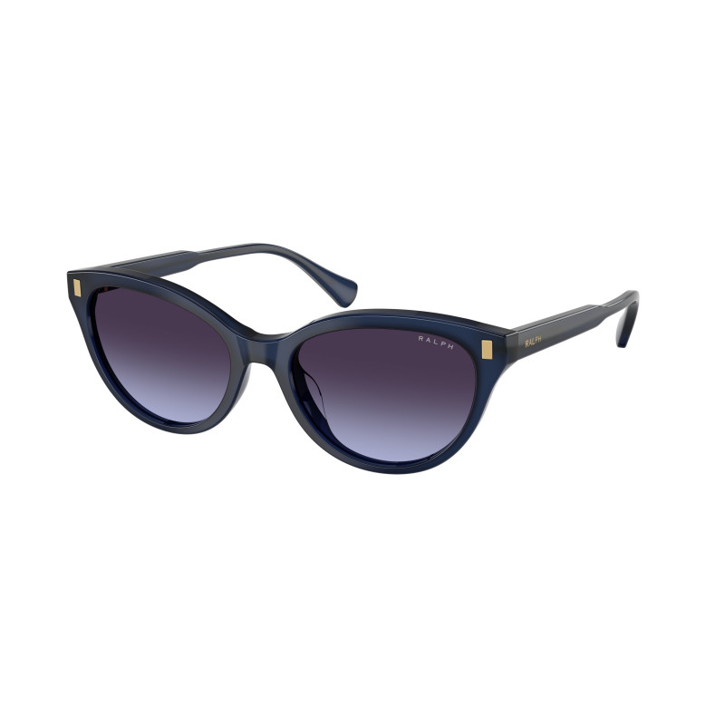 Sunglasses Ralph RA 5326 U 60594Q Shiny Opal Blu / Gradient Violet Polyamide Standard 55mm