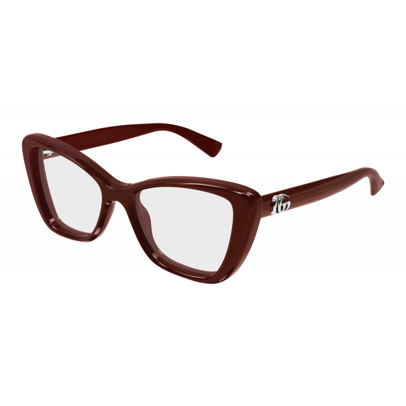 Eyeglasses Gucci GG 1977 O- 004 Burgundy / Transparent 52mm