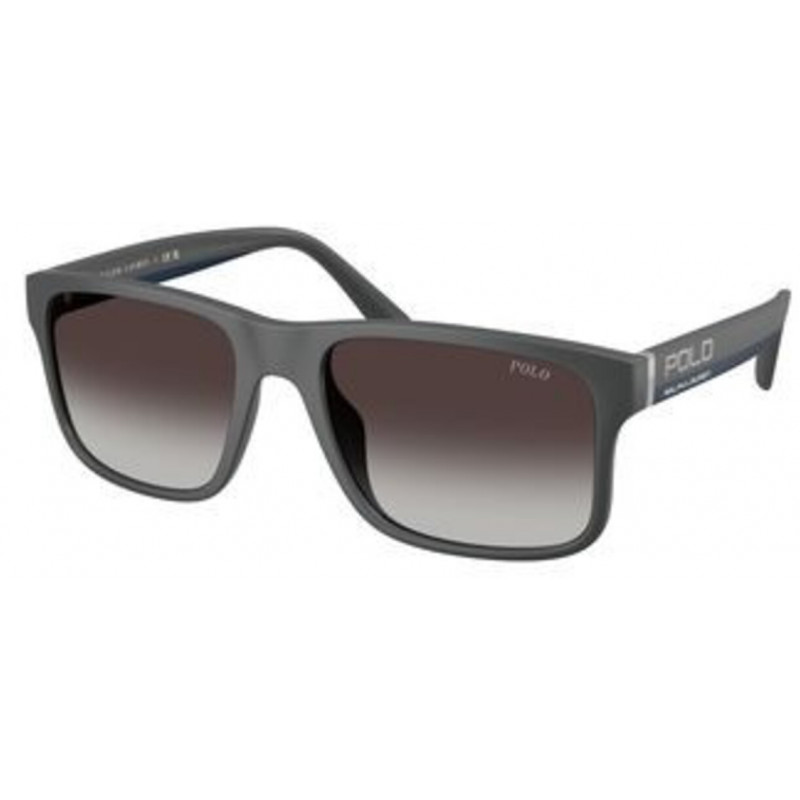 Sunglasses Polo PH 4195 U 55898G Matte Dark Grey / Gradient Polyamide Standard 57mm
