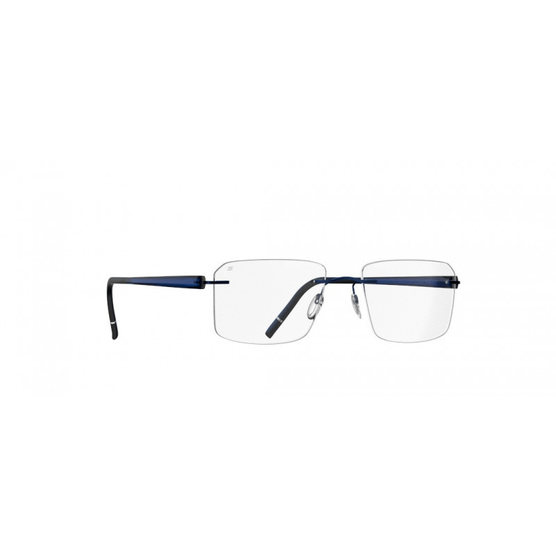 Eyeglasses Silhouette The Sky Demo Rimless 5600 4540 Eternal Blue 54mm