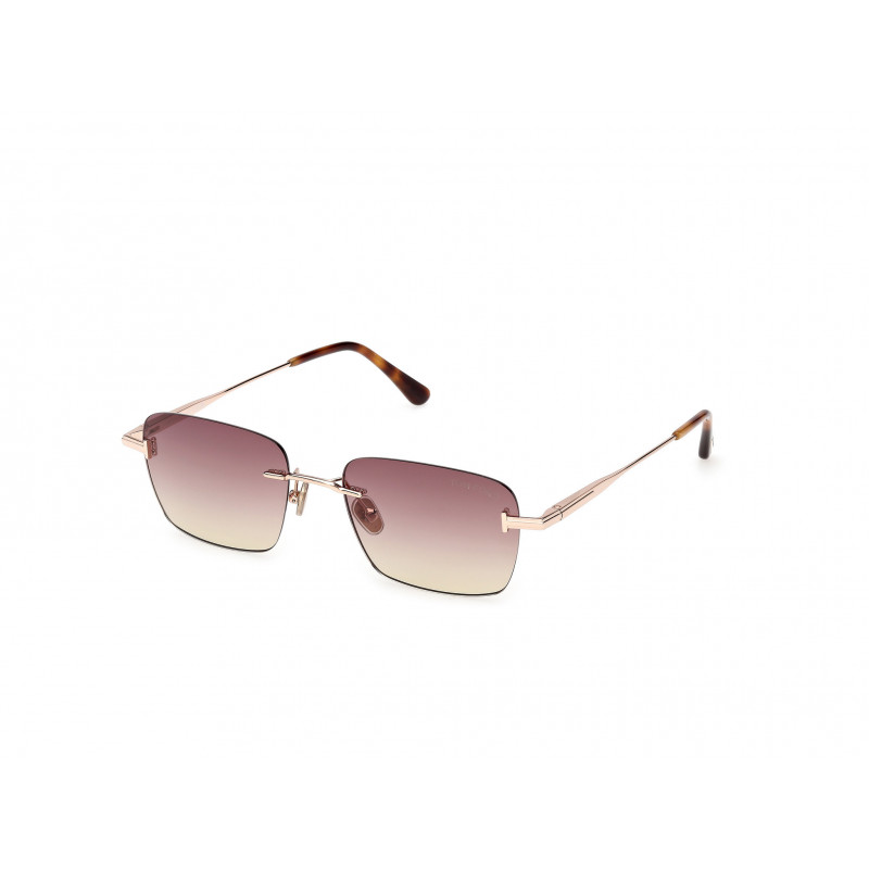 Sunglasses Tom Ford FT 1354 28Z Shiny Rose Gold / 54mm