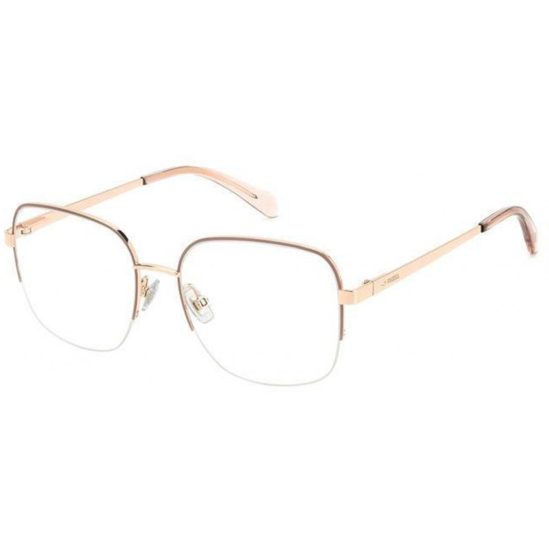 Eyeglasses Fossil FOS 7163 /G AU2 Red Gold 53mm