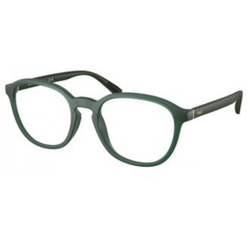 Eyeglasses Polo PH 2292 U 6312 Matte Transparent Dark Green / Demo Lens 51mm