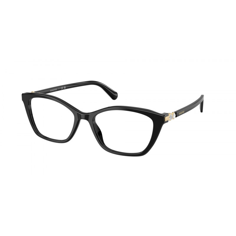 Eyeglasses Swarovski SK 2065 1001 Black Demo Lens 52mm