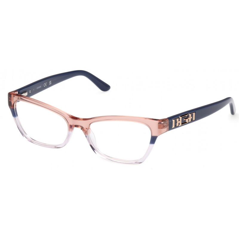 Eyeglasses Guess GU 2979 092 Blue/Striped / Blue/Monocolor