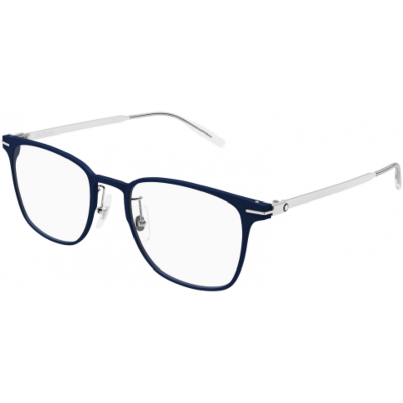 Eyeglasses Montblanc MB 0397 ON- 004 Blue / Transparent Silver 52mm