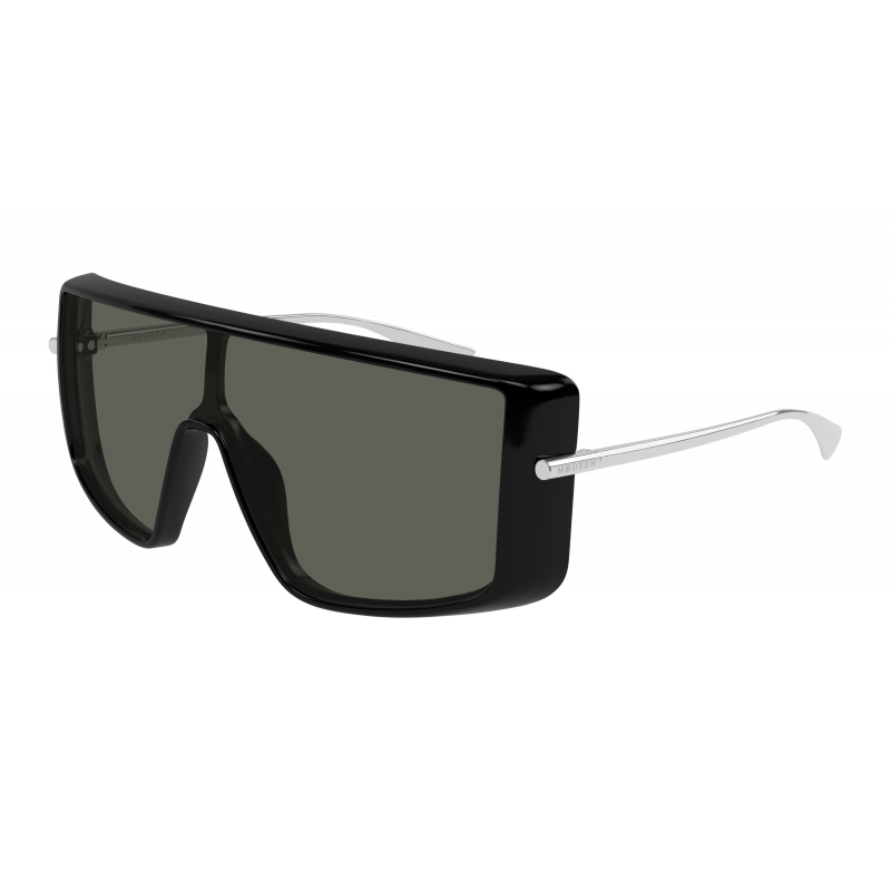 Sunglasses Alexander McQueen AM 0524 S- 001 Black / Grey Silver 99mm
