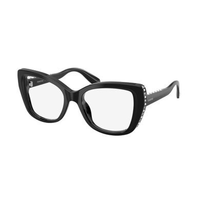 Eyeglasses Swarovski SK 2066 U 1093 Black Demo Lens 51mm