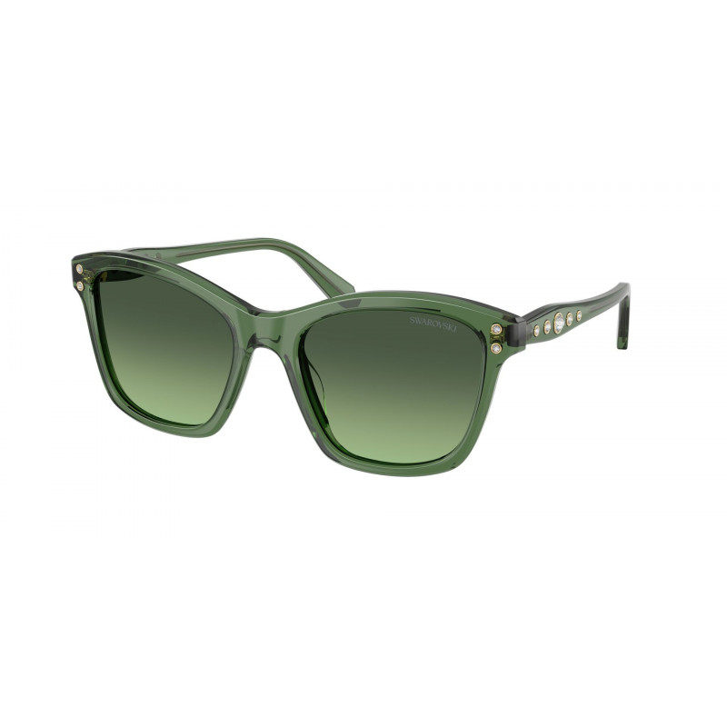 Sunglasses Swarovski SK 6063 10852A Transparent Green / Gradient Polyamide Standard 54mm