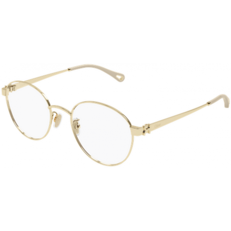 Eyeglasses Chloé CH 0377 OA- 001 Gold / Transparent 52mm