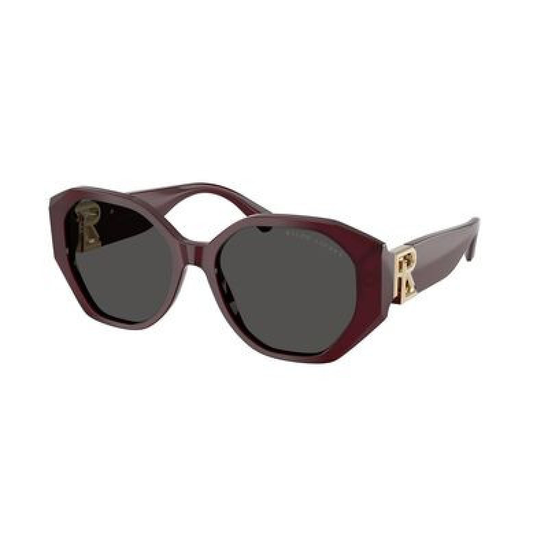 Sunglasses Ralph Lauren RL 8220 508387 Solid Bordeaux / Dark Grey Polyamide Standard 54mm