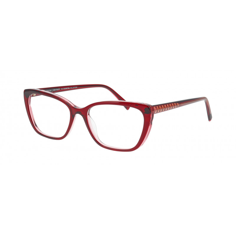 Eyeglasses Pro-design Denmark AURA 1 4125 Ruby Medium Transparent / Nosepad 52mm