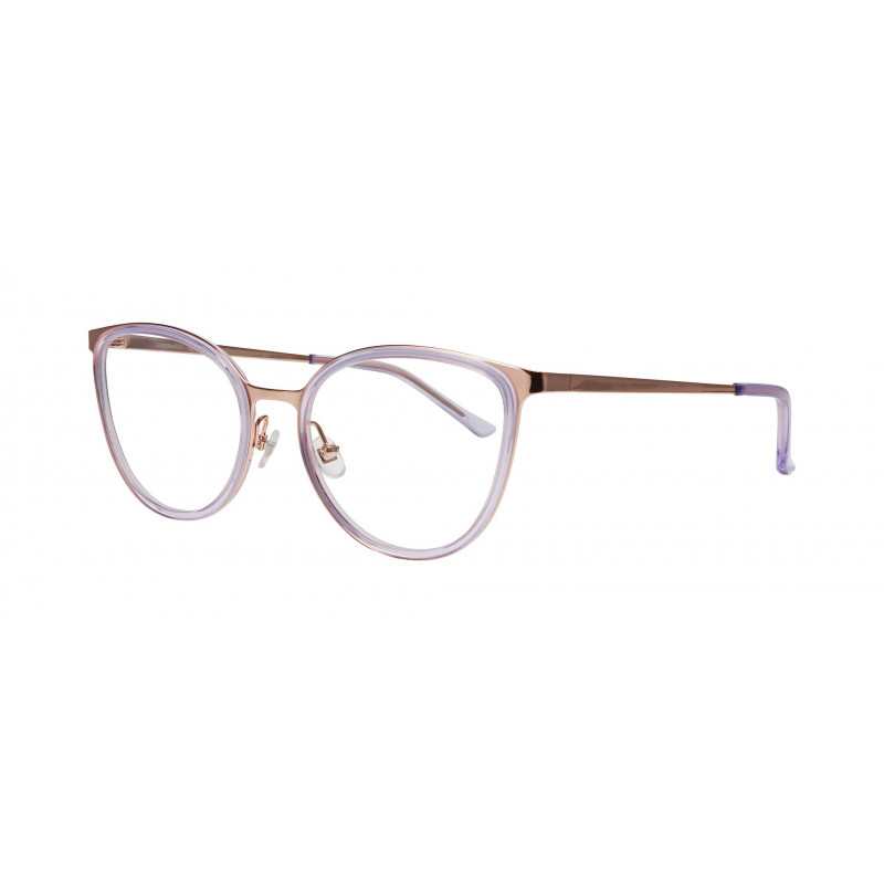 Eyeglasses Pro-design Denmark Model 3185 3512 Violet Light Shiny / Nosepad 53mm