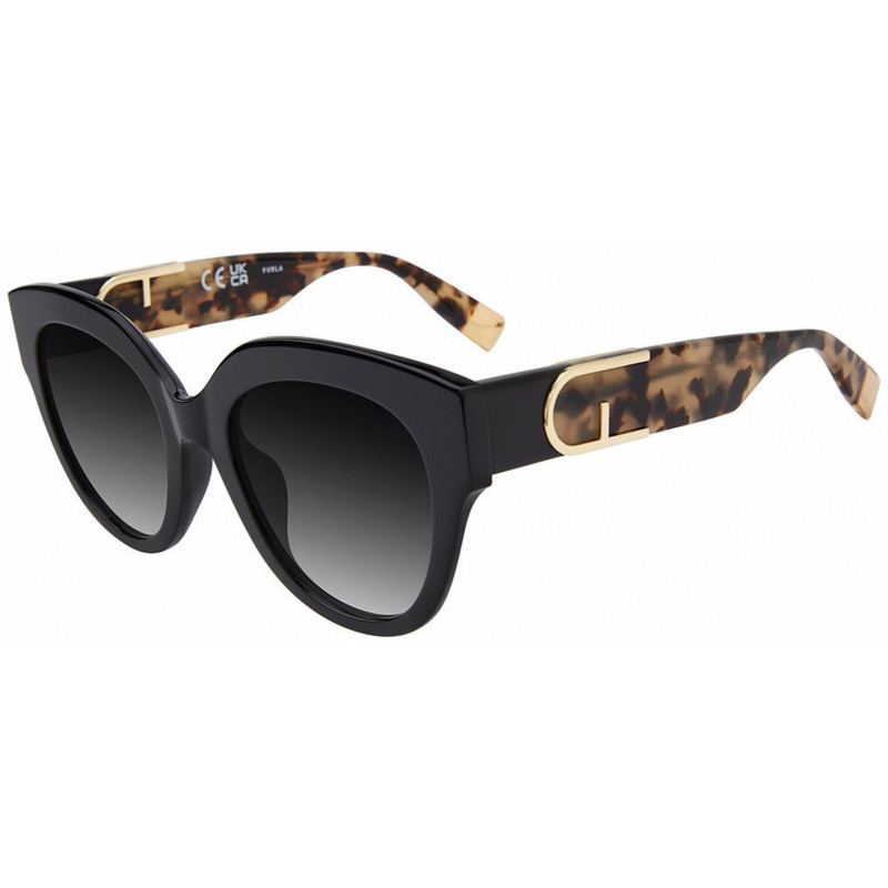 Sunglasses Furla SFU 813 V 700y Shiny Black