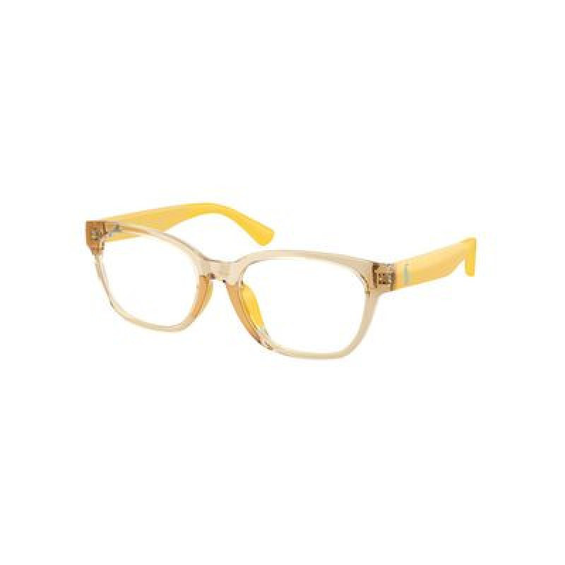 Eyeglasses Polo Prep PP 8553 U 5756 Shiny Transparent Light Yellow / Demo Lens 47mm