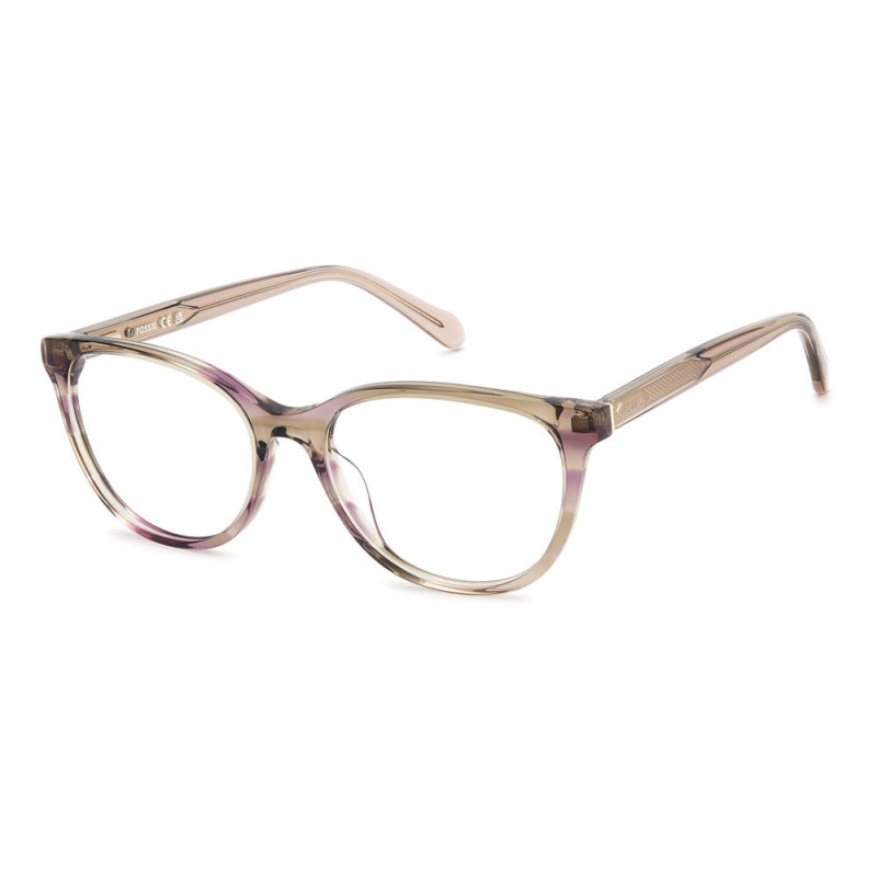 Eyeglasses Fossil FOS 7203 3R7 Pink Beige 53mm