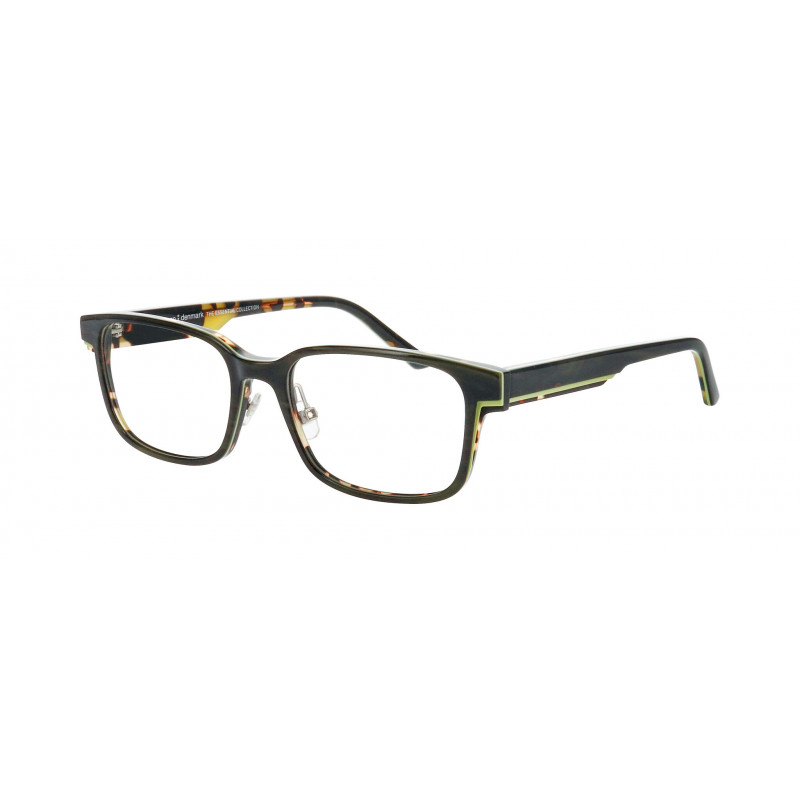 Eyeglasses Pro-design Denmark TOPO 1 9534 Green Dark Demi 52mm