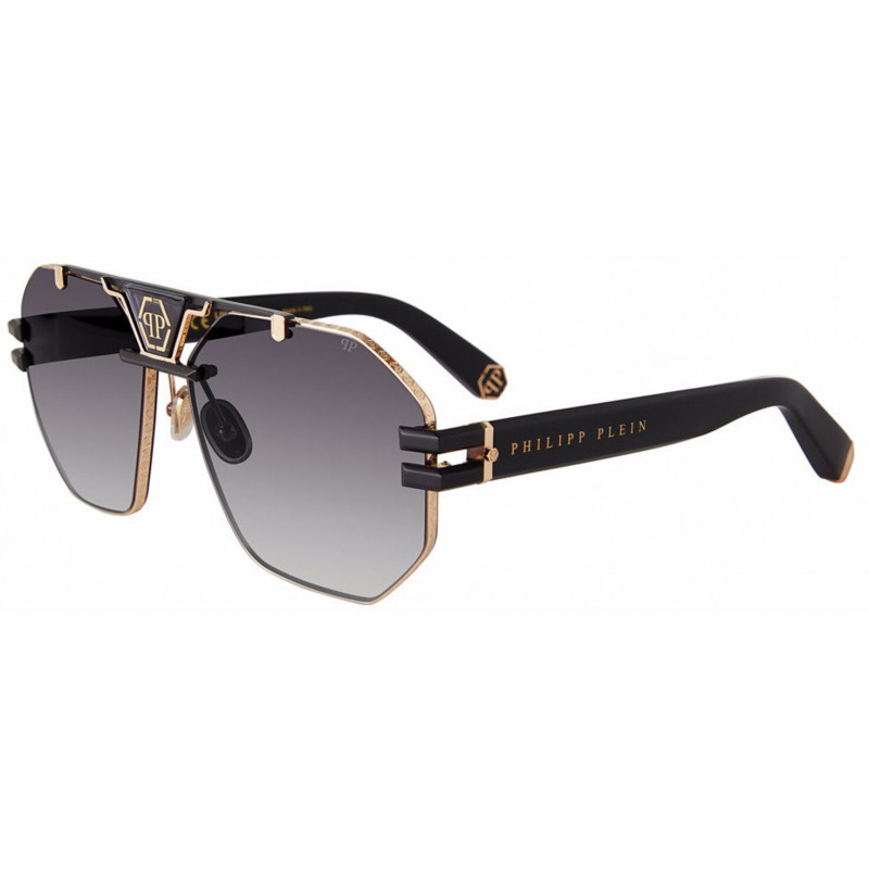 Sunglasses Philipp Plein SPP 077 M 0302 Rose Gold/Black -