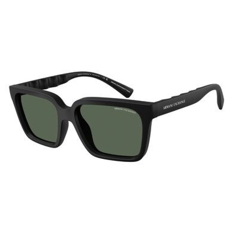 Sunglasses Armani Exchange AX 4147 SF 807871 Matte Black / Dark Green Polyamide Standard 56mm